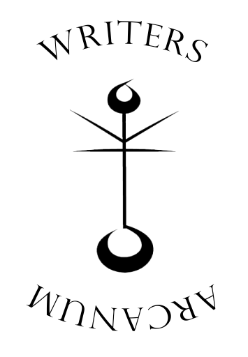 Black illustration of a moon symbol. writersarcanum.group - seeking-book-reviews-writersarcanum-com